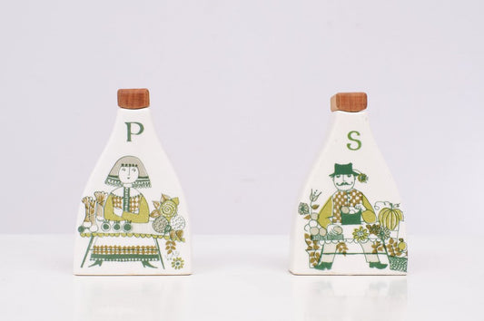 Pepper & Salt Shaker by Figgjo Flint, 1960s, Set of 2