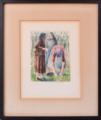 Pere Ventura Julia, 20th-century, Watercolor on Paper, Framed, Set of 3-AOI-1155501