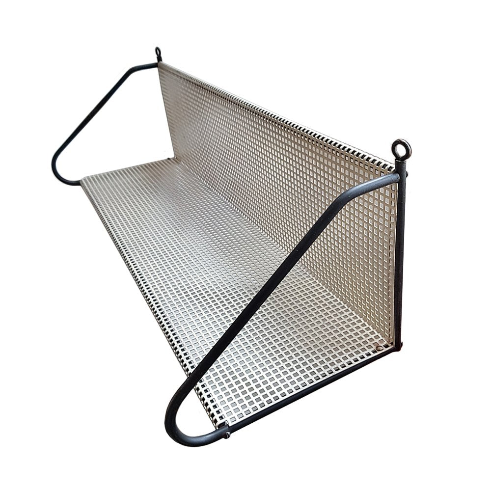 Perforated Metal Bookshelf by Tjerk Reijenga for Pilastro, 1950s-NUX-1181012