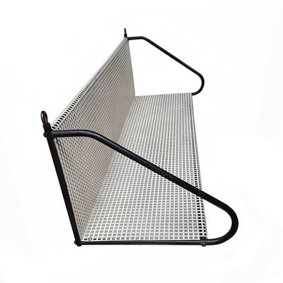 Perforated Metal Bookshelf by Tjerk Reijenga for Pilastro, 1950s-NUX-1181012