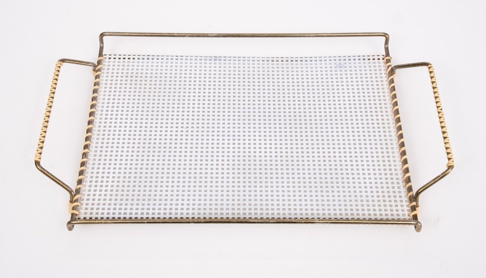 Perforated Metal Serving Tray, France, 1955