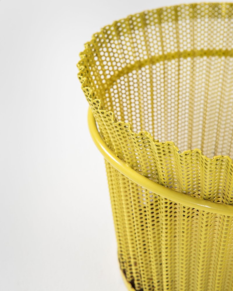 Perforated Metal Vase attributed to Mathieu Matégot for Gubi, 1950s