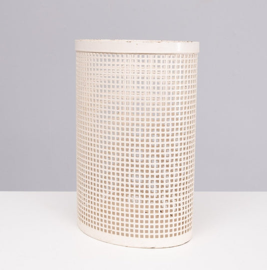 Perforated Metal Waste Basket, France, 1955