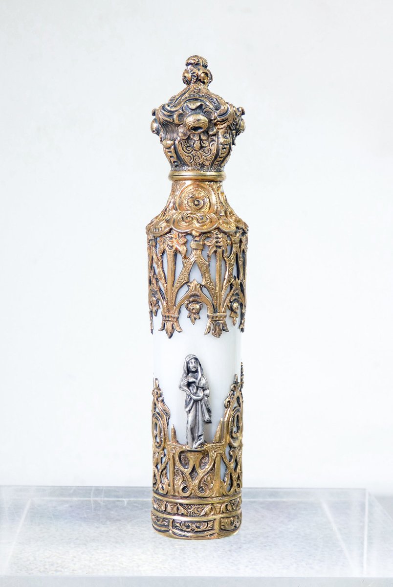 Perfume Bottle in Vermeil Silver, 1800s