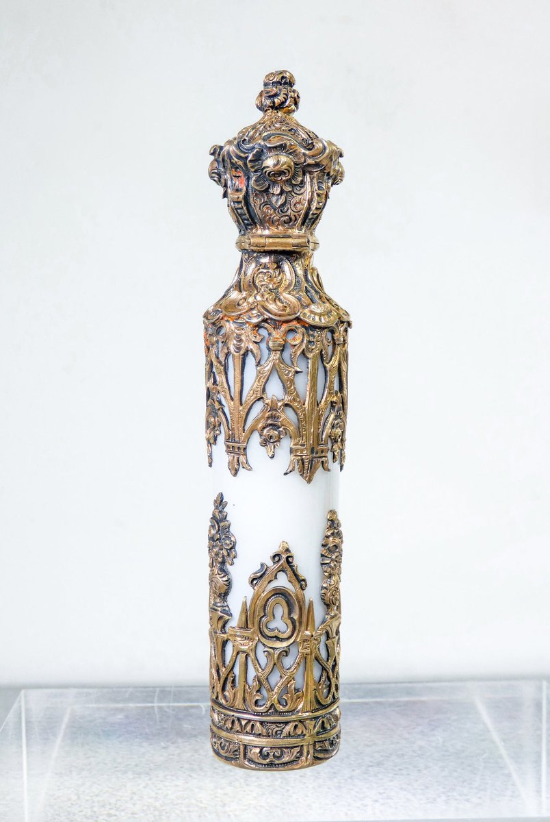 Perfume Bottle in Vermeil Silver, 1800s