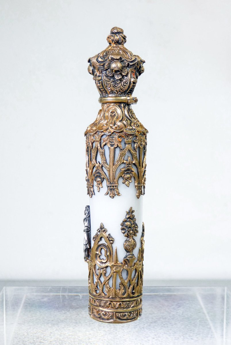 Perfume Bottle in Vermeil Silver, 1800s