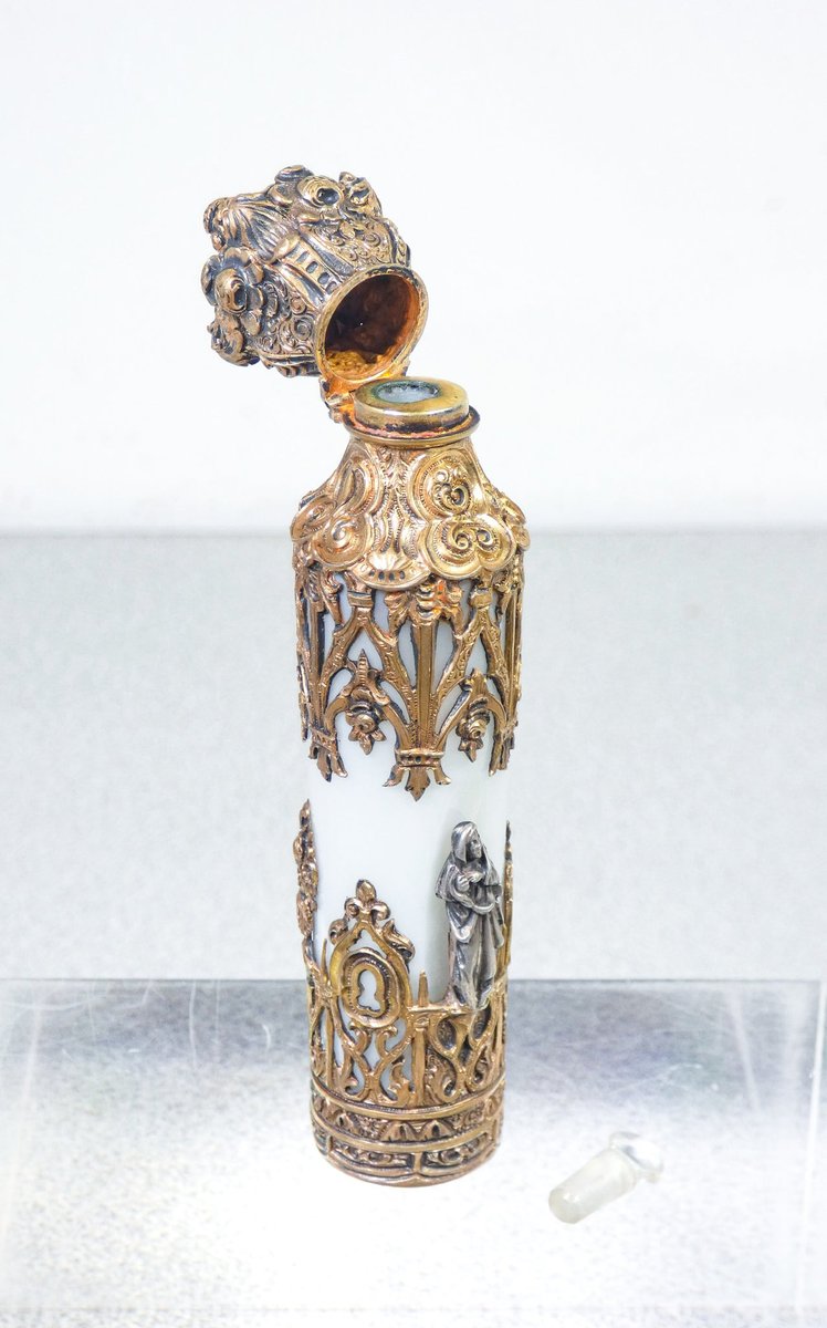 Perfume Bottle in Vermeil Silver, 1800s