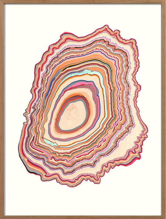 Pernille Snedker, Pink Woodrings #12, Giclée Print