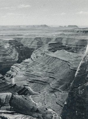 Person, Canyon, Utah, 1960s, Black and White Photograph-DYV-1281404