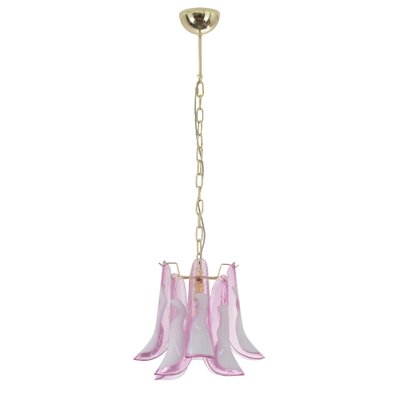 Petal Ceiling Lamp in Murano Glass Glass Color and White, 1990s-MPO-1722221