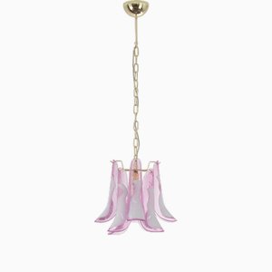 Petal Ceiling Lamp in Murano Glass Glass Color and White, 1990s-MPO-1722221