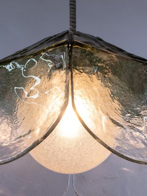 Petal Pendant Lamp in Murano Glass from Mazzega, Italy, 1960s-DEK-949877