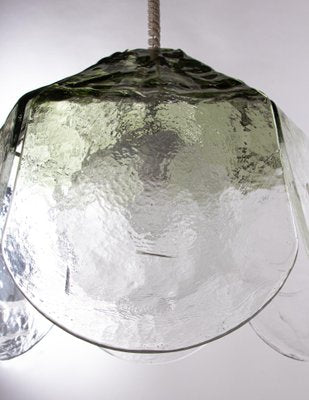 Petal Pendant Lamp in Murano Glass from Mazzega, Italy, 1960s-DEK-949877