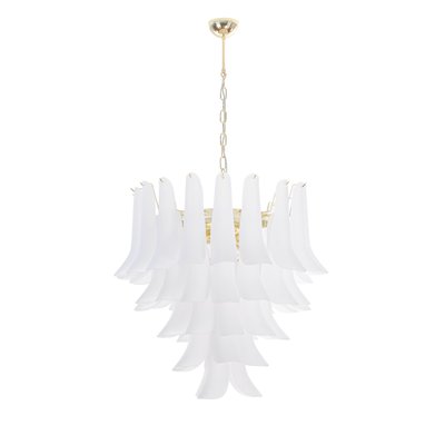 Petal Suspension Chandelier in Murano Glass, Italy-MPO-1361813