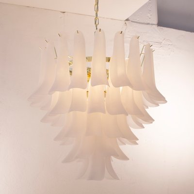 Petal Suspension Chandelier in Murano Glass, Italy-MPO-1361813