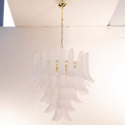 Petal Suspension Chandelier in Murano Glass, Italy-MPO-1361813