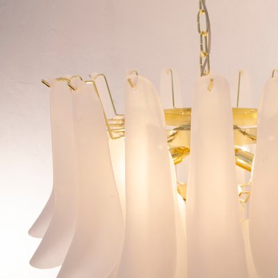 Petal Suspension Chandelier in Murano Glass, Italy-MPO-1361813