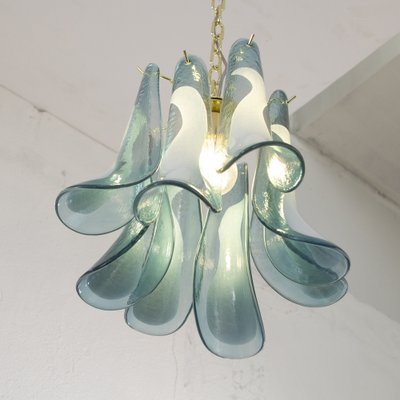 Petal Suspension Lamp in Murano Glass Color and White Color, 1990s-MPO-1722231