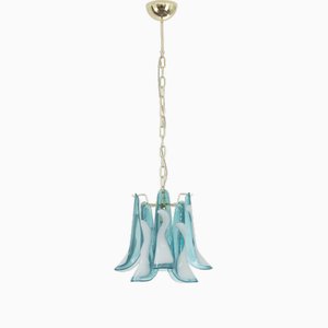 Petal Suspension Lamp in Murano Glass Color and White Color, 1990s-MPO-1722231