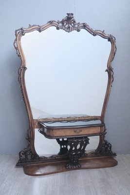 Petineuse Bathroom Mirror in the style of Chippendale-XSG-1433727