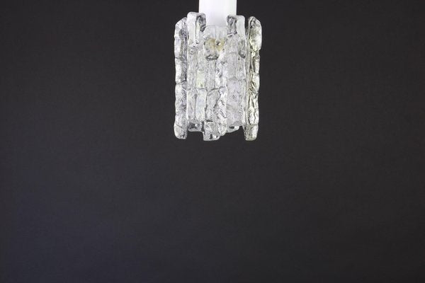 Petite Austrian Murano Ice Glass Flush Mount by Kalmar, 1960s-UGR-1086027