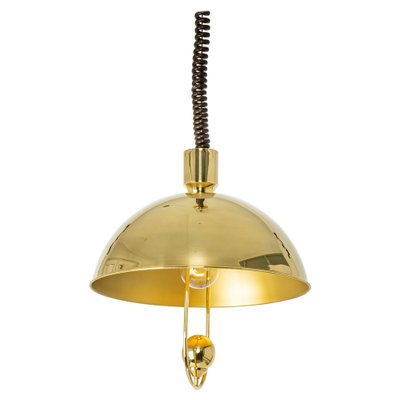 Petite Brass Dome Pendant Light by Florian Schulz, Germany-UGR-1085239