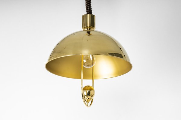 Petite Brass Dome Pendant Light by Florian Schulz, Germany-UGR-1085239