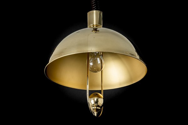 Petite Brass Dome Pendant Light by Florian Schulz, Germany-UGR-1085239