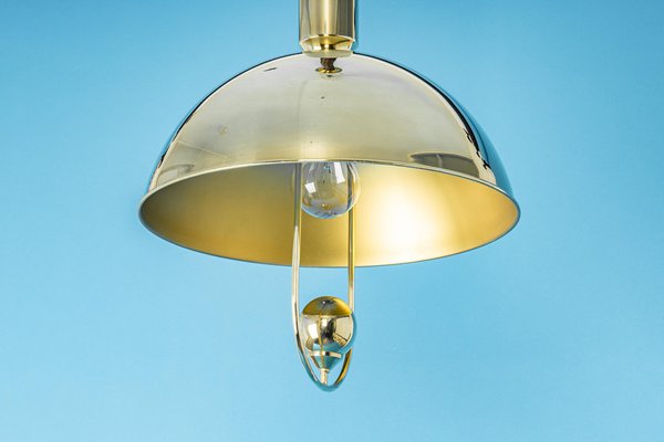 Petite Brass Dome Pendant Light by Florian Schulz, Germany-UGR-1085239