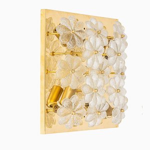 Petite Glass Flower Wall Light from E. Palme, Germany-UGR-1176021