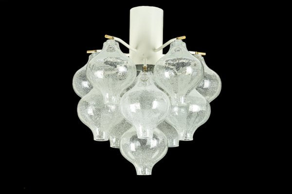 Petite Glass Flush Tulipan Mount by Kalmar, Austria, 1960s-UGR-1351659