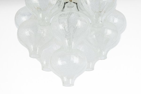 Petite Glass Flush Tulipan Mount by Kalmar, Austria, 1960s-UGR-1351659