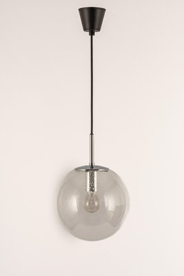 Petite Limburg Chrome with Clear Glass Ball Pendant, Germany, 1970s-UGR-1301196