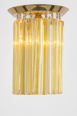 Petite Murano Glass Flush Mount Light by Venini for Kalmar, Austria, 1970s-UGR-1371285