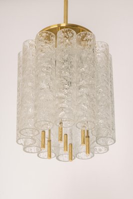 Petite Murano Glass Tubes Pendant Light by Doria, Germany, 1960s, Set of 2-UGR-1086308