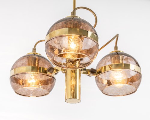 Petite Stunning Sciolari Brass Chandelier from by Gaetano Sciolari, Germany, 1960s-UGR-1351656