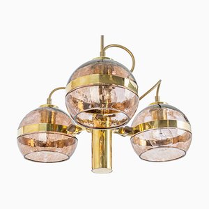 Petite Stunning Sciolari Brass Chandelier from by Gaetano Sciolari, Germany, 1960s-UGR-1351656