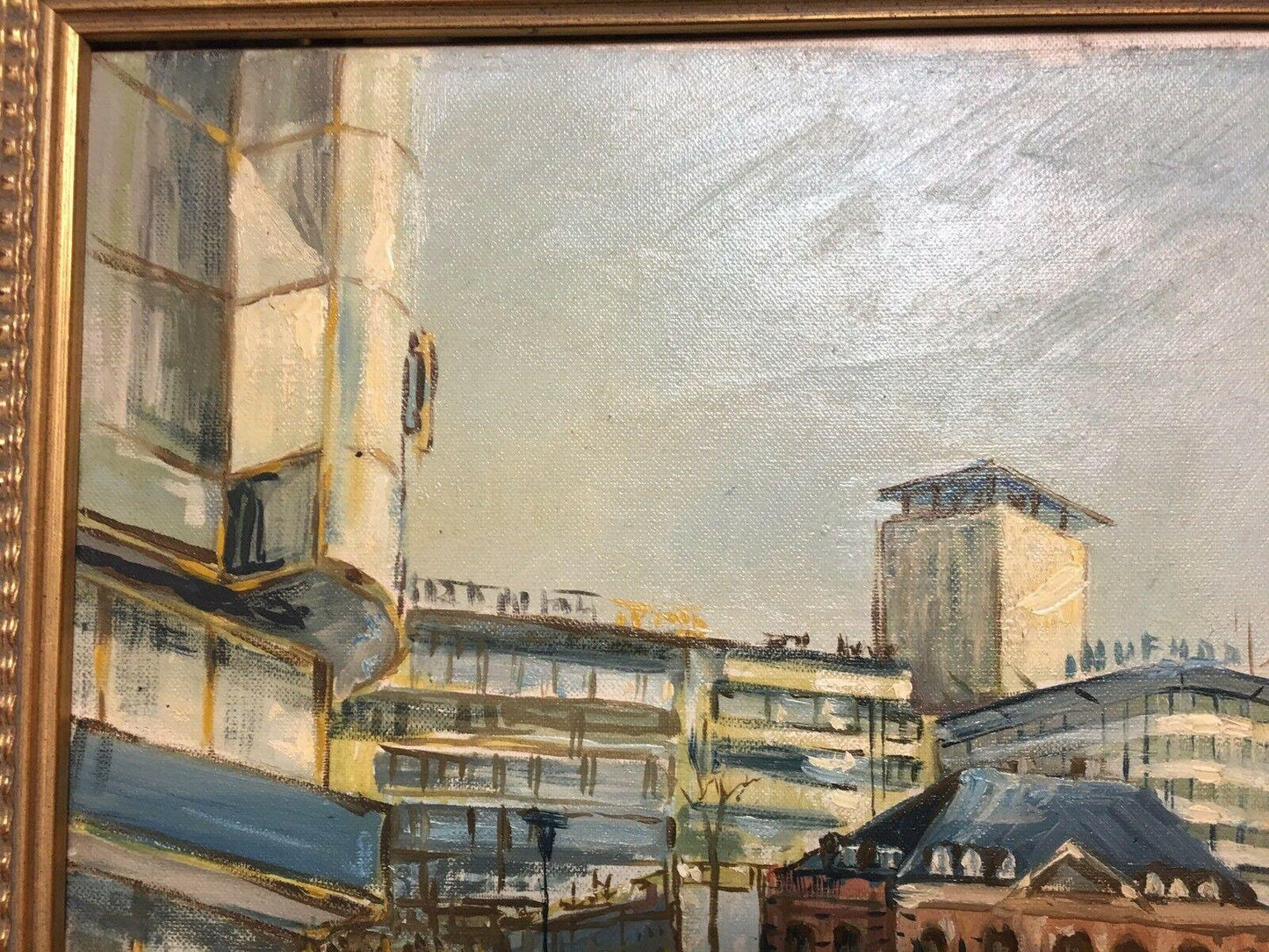 Petri Knuth, Reschitza, Hanau Hauptwache Frankfurt, 1957, Painting