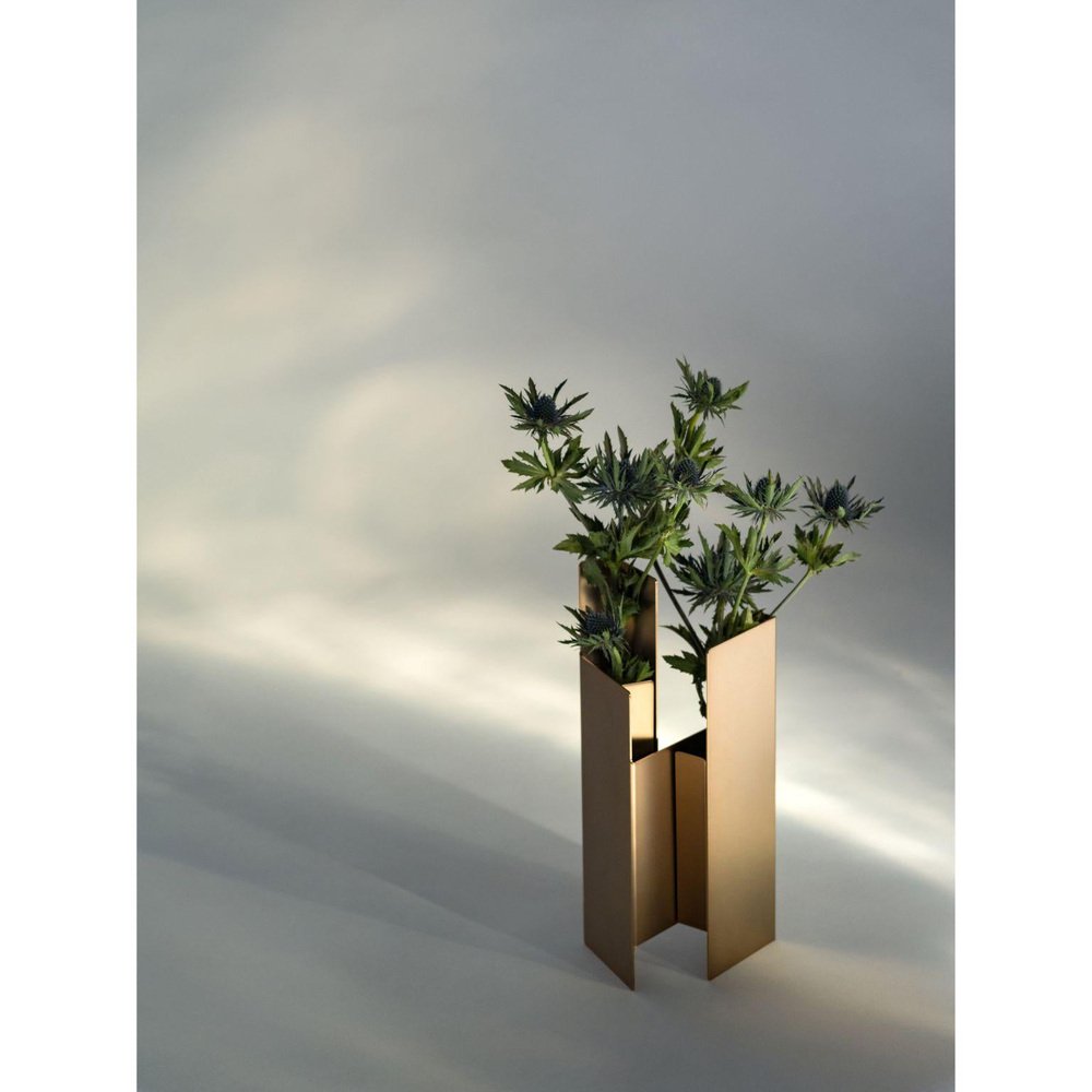 Petrol Green Fugit Vases by Mason Editions, Set of 2