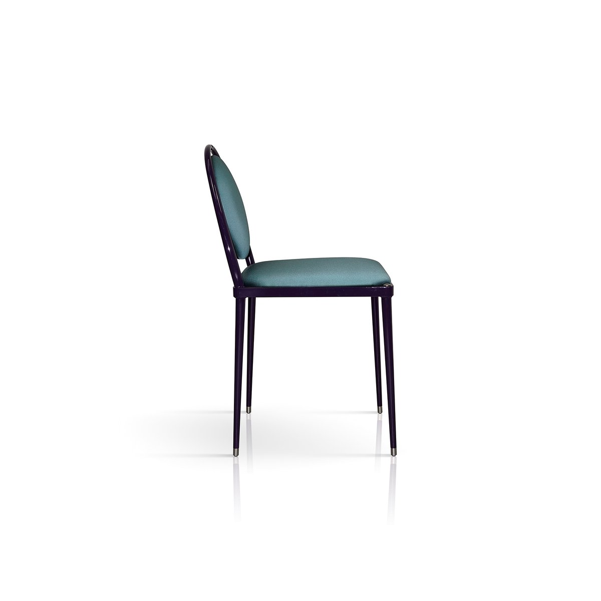 Petrolio Silk Balzaretti Chair by Daniel Nikolovski & Danu Chirinciuc for KABINET, 2019