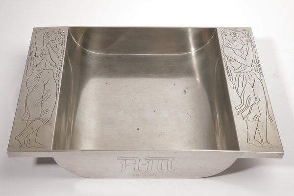 Pewter Athena Tray by Oscar Antonsson for Ystad Metall, 1937-PSQ-2023669