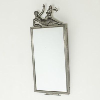 Pewter Mirror by Thorwald Alef for Svenskt Tenn-NL-1319142