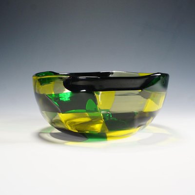 Pezzato Americano Bowl by Fulvio Bianconi for Venini, Murano, 1950s-KJP-1214931