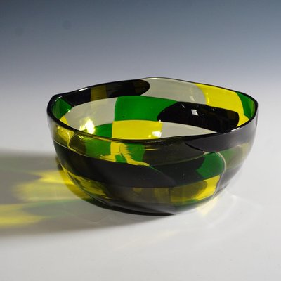 Pezzato Americano Bowl by Fulvio Bianconi for Venini, Murano, 1950s-KJP-1214931