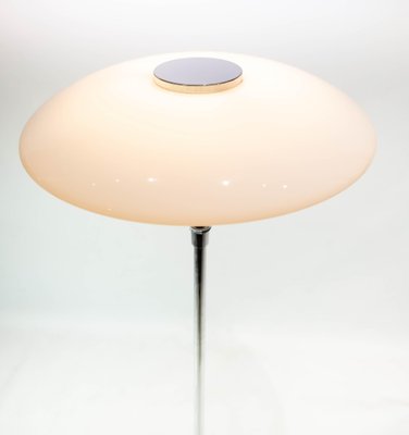 PH 4 1/2-3 1/2 Floor Lamp of Chrome with Shades of Opaline Glass by Poul Henningsen for Louis Poulsen-UY-980674