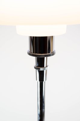 PH 4 1/2-3 1/2 Floor Lamp of Chrome with Shades of Opaline Glass by Poul Henningsen for Louis Poulsen-UY-980674