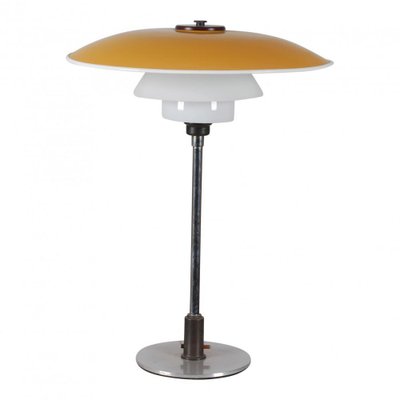 Ph 4,5/4 Table Lamp with Nickel-Plated Brass Frame by Poul Henningsen for Louis Poulsen-MTD-1400902