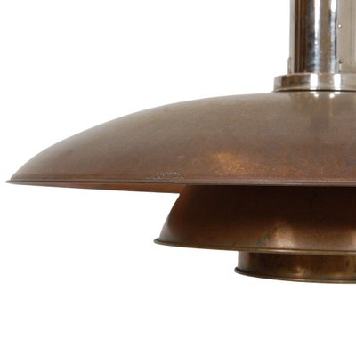 Ph-5/4 Pendat in Copper by Poul Henningsen for Louis Poulsen, 1920s-MTD-1732763