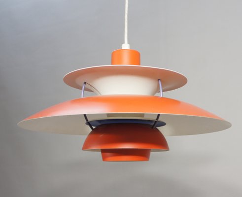 PH-5 Ceiling Lamp by Poul Henningsen for Louis Poulsen, 1950s-SGX-1796409