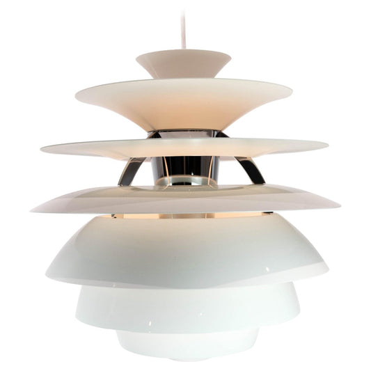 PH Snowball Lamp with White Lacquered Shades by Poul Henningsen for Louis Poulsen